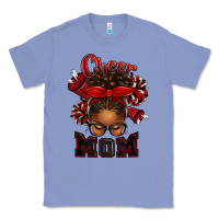 Colony Blue cheer mom afro messy bun Classic Tee - texasbilliewilder