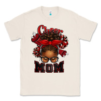 Natural cheer mom afro messy bun Classic Tee - texasbilliewilder