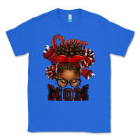 True Royal cheer mom afro messy bun Classic Tee - texasbilliewilder