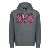 Rock Peace love cure Premium Hoodie - NancyCooperArtShop