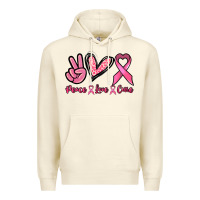Sandshell Peace love cure Premium Hoodie - NancyCooperArtShop