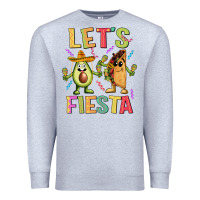 Heather Grey let's fiesta taco Premium Sweatshirt - JahusDesignShop