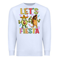 White let's fiesta taco Premium Sweatshirt - JahusDesignShop
