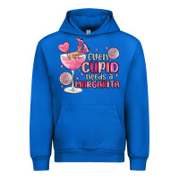 Cobalt even cupid needs a margarita Urban Hoodie - MaliasSmallBusiness