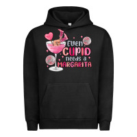 Pigment Black even cupid needs a margarita Urban Hoodie - MaliasSmallBusiness