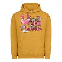 Pigment Peanut Butter even cupid needs a margarita Urban Hoodie - MaliasSmallBusiness