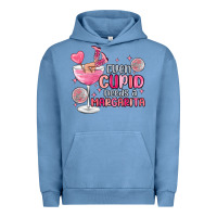 Pigment Pebble Blue even cupid needs a margarita Urban Hoodie - MaliasSmallBusiness
