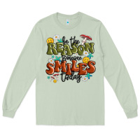 Matcha be the reason someone smiles today Long Sleeve Tee - MaliasSmallBusiness