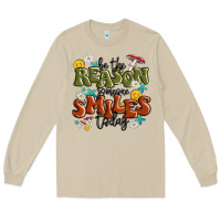 Mushroom be the reason someone smiles today Long Sleeve Tee - MaliasSmallBusiness