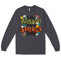 Smoke be the reason someone smiles today Long Sleeve Tee - MaliasSmallBusiness