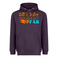Plum little sister biggest fan Heavyweight Hoodie - HRA Design Shop