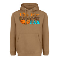 Toasted Coconut little sister biggest fan Heavyweight Hoodie - HRA Design Shop