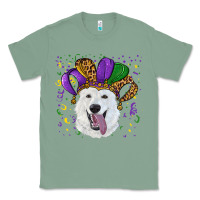 Sage mardi gras hat  white shepherd Classic Tee - RanaPortraitStore