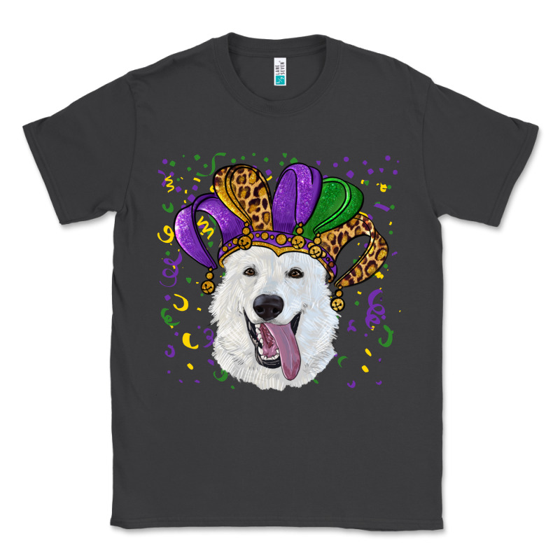 Mardi Gras Hat  White Shepherd Classic Tee by RanaPortraitStore | Teevron