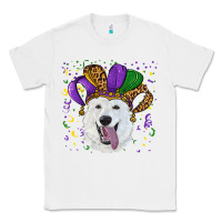 White mardi gras hat  white shepherd Classic Tee - RanaPortraitStore