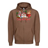 Chestnut current mood coffee cups Zipper Hoodie - Zillion Design Studio