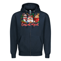 Navy current mood coffee cups Zipper Hoodie - Zillion Design Studio