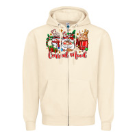 Sandshell current mood coffee cups Zipper Hoodie - Zillion Design Studio
