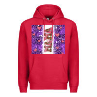 Cardinal purple leopard pink mama hearts Premium Hoodie - AdoDesignShop