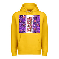 Lemon purple leopard pink mama hearts Premium Hoodie - AdoDesignShop