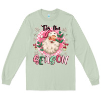 Pink Santa 'tis The Season Long Sleeve Tee | Teevron