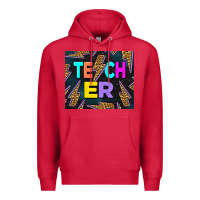 Cardinal Western Teacher Flash Premium Hoodie - LillyAllenDesigns