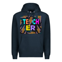 Navy Western Teacher Flash Premium Hoodie - LillyAllenDesigns