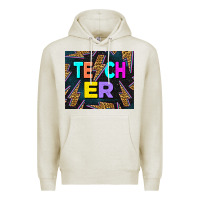 Oatmeal Heather Western Teacher Flash Premium Hoodie - LillyAllenDesigns