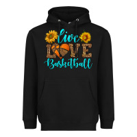 Black live love basketball Heavyweight Hoodie - HRA Design Shop