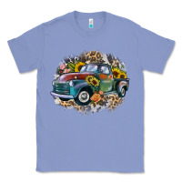 Colony Blue vintage truck western Classic Tee - Zillion Design Studio