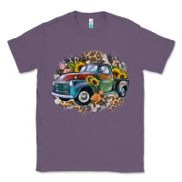 Lavender vintage truck western Classic Tee - Zillion Design Studio
