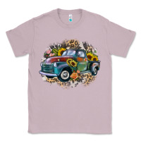Lilac vintage truck western Classic Tee - Zillion Design Studio