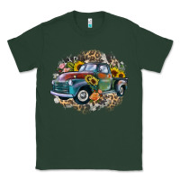 Sports Green vintage truck western Classic Tee - Zillion Design Studio
