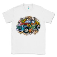 White vintage truck western Classic Tee - Zillion Design Studio