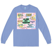 Colony Blue daily bible affirmations Long Sleeve Tee - MaliasSmallBusiness