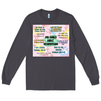 Smoke daily bible affirmations Long Sleeve Tee - MaliasSmallBusiness