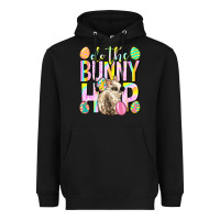 Black Do the bunny hop Easter Day Heavyweight Hoodie - Neo Western