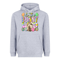 Heather Grey Do the bunny hop Easter Day Heavyweight Hoodie - Neo Western