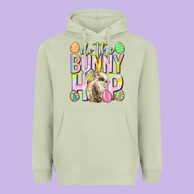 Do The Bunny Hop Easter Day Heavyweight Hoodie Designed By Neo Western