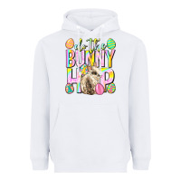 White Do the bunny hop Easter Day Heavyweight Hoodie - Neo Western