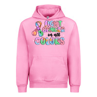 Fuchsia Pink fight cancer in all colors Urban Hoodie - MaliasSmallBusiness