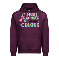 Mauve Wine fight cancer in all colors Urban Hoodie - MaliasSmallBusiness