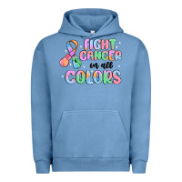 Pigment Pebble Blue fight cancer in all colors Urban Hoodie - MaliasSmallBusiness