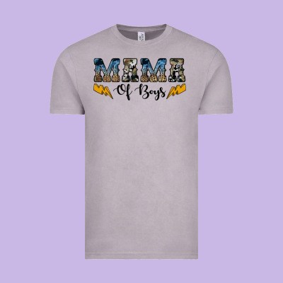 Western Mama Of Boys Vintage Tee Designed By Artiststas