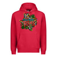 Cardinal western desert christmas texas map Premium Hoodie - Jasminsmagicworld