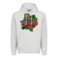 Dove Grey western desert christmas texas map Premium Hoodie - Jasminsmagicworld