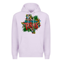 Lilac western desert christmas texas map Premium Hoodie - Jasminsmagicworld