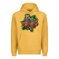 Mustard western desert christmas texas map Premium Hoodie - Jasminsmagicworld