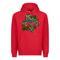 Red western desert christmas texas map Premium Hoodie - Jasminsmagicworld
