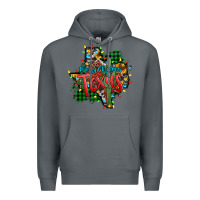 Rock western desert christmas texas map Premium Hoodie - Jasminsmagicworld